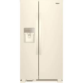 Whirlpool - 21.4 Cu. Ft. Side-by-Side Refrigerator - Biscuit