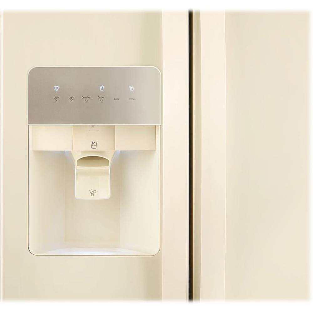 Alt View 4. Whirlpool - 21.4 Cu. Ft. Side-by-Side Refrigerator - Biscuit.