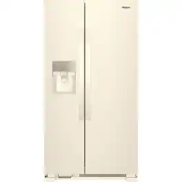 Whirlpool - 24.6 Cu. Ft. Side-by-Side Refrigerator - Biscuit