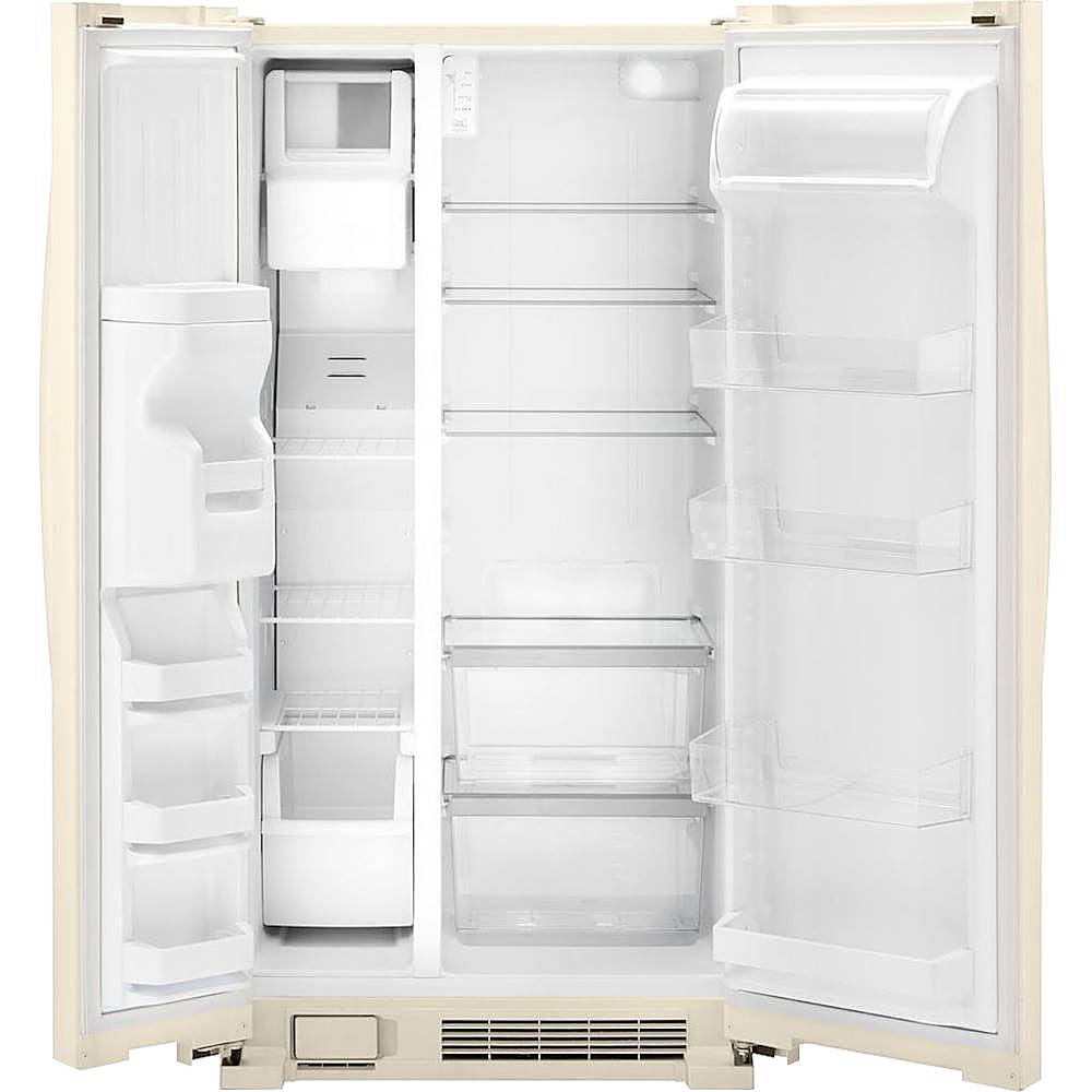 Alt View 2. Whirlpool - 24.6 Cu. Ft. Side-by-Side Refrigerator - Biscuit.