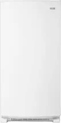 Front. Maytag - 17.7 Cu. Ft. Frost-Free Upright Freezer - White.