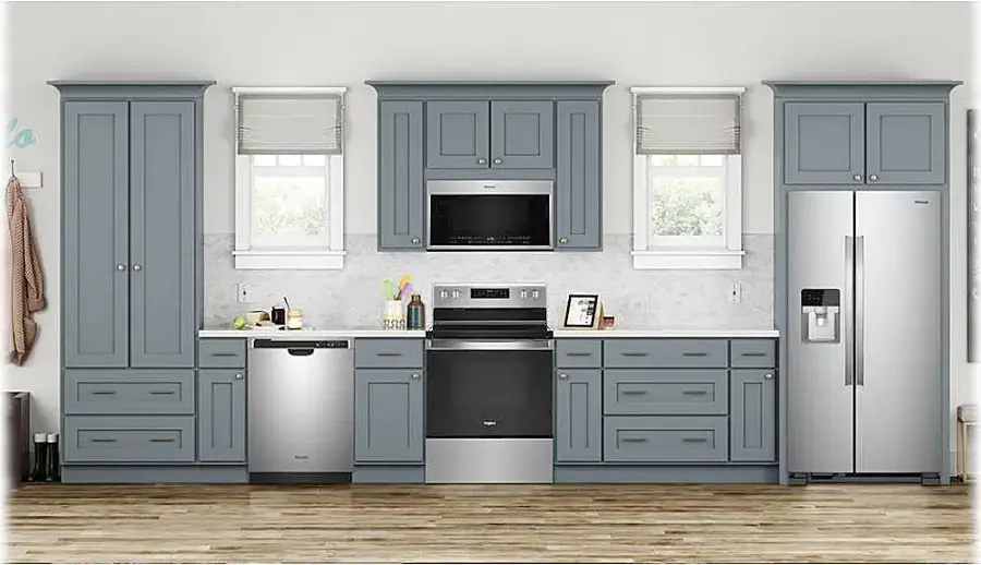 Alt View 17. Whirlpool - 21.4 Cu. Ft. Side-by-Side Refrigerator - Monochromatic Stainless Steel.