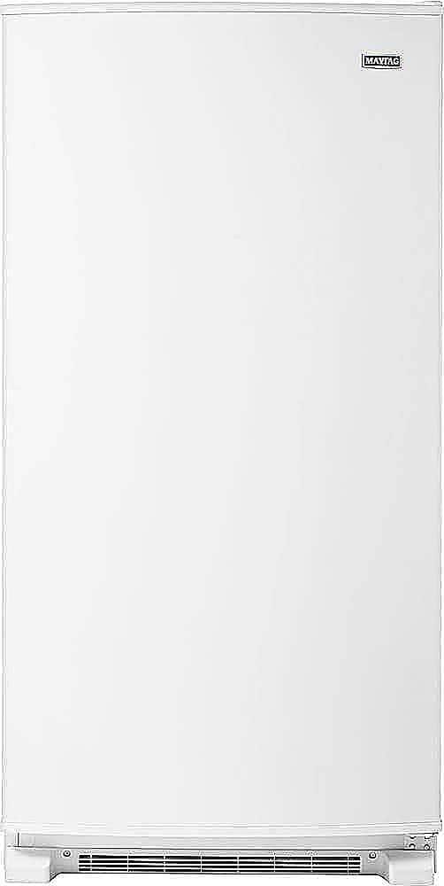 Maytag - 19.7 Cu. Ft. Frost-Free Upright Freezer - White - Front_Zoom