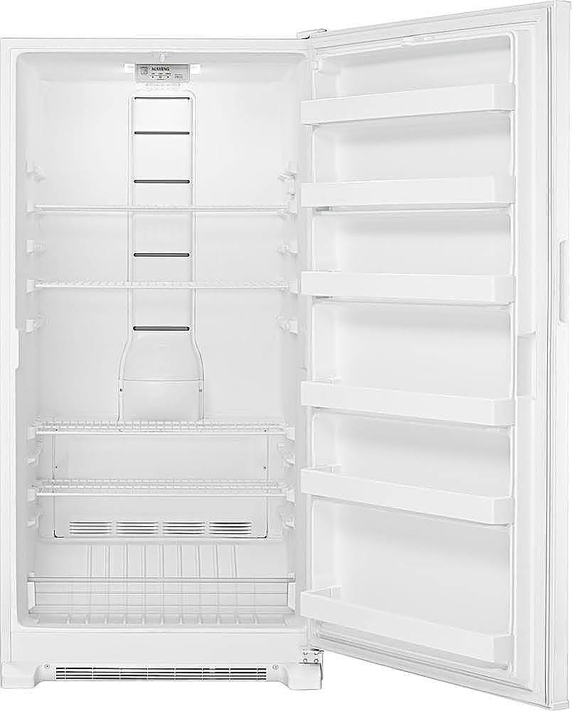 Alt View 2. Maytag - 19.7 Cu. Ft. Frost-Free Upright Freezer - White.