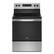 Front. Whirlpool - 5.3 Cu. Ft. Freestanding Electric Range with Steam-Cleaning and Frozen Bake™ - Stainless steel.