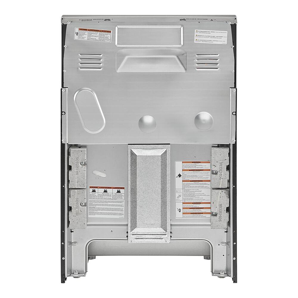 Alt View 13. Whirlpool - 5.3 Cu. Ft. Freestanding Electric Range with Steam-Cleaning and Frozen Bake™ - Stainless steel.