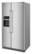 Alt View 5. KitchenAid - 19.8 Cu. Ft. Side-by-Side Counter-Depth Refrigerator - Stainless steel.