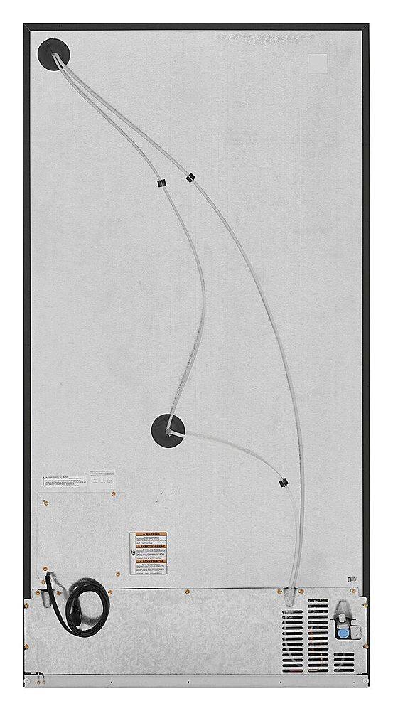 Alt View 11. KitchenAid - 19.8 Cu. Ft. Side-by-Side Counter-Depth Refrigerator - Black stainless steel.