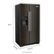 Alt View 3. KitchenAid - 19.8 Cu. Ft. Side-by-Side Counter-Depth Refrigerator - Black stainless steel.