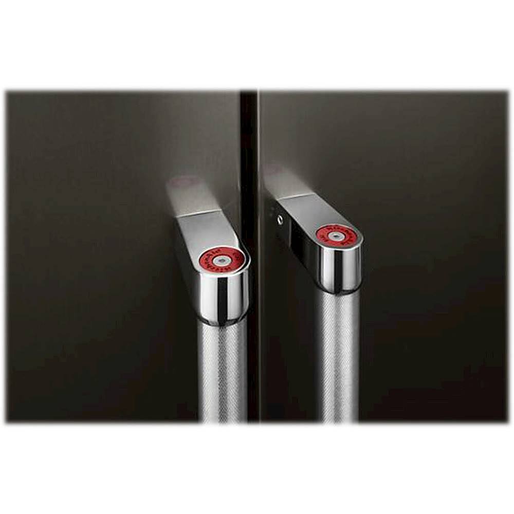 Alt View 12. KitchenAid - 22.6 Cu. Ft. Side-by-Side Counter-Depth Refrigerator - Black Stainless Steel With PrintShield Finish.