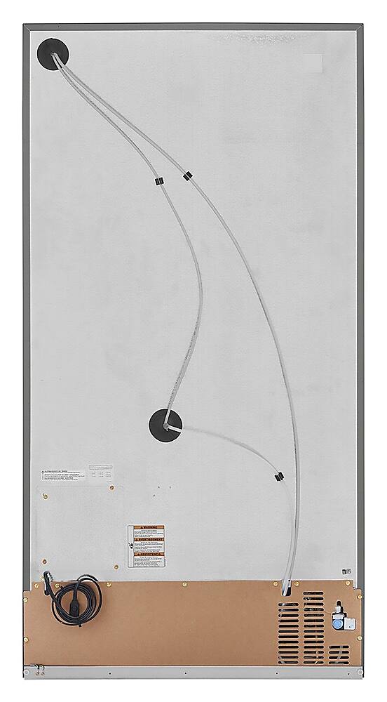 Alt View 5. KitchenAid - 24.8 Cu. Ft. Side-by-Side Refrigerator - Stainless Steel With PrintShield Finish.