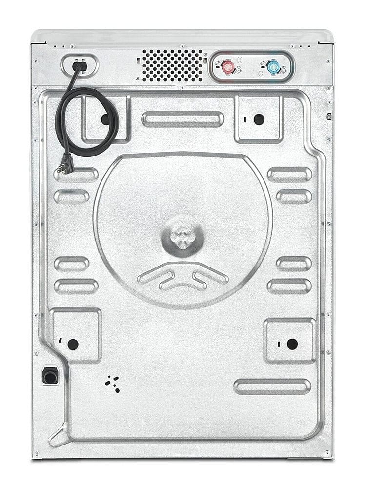 Alt View 5. Amana - 4.3 Cu. Ft. High Efficiency Stackable Front Load Washer with 14 Cycle Options - White.