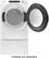 Alt View 16. Amana - 7.4 Cu. Ft. Stackable Electric Dryer with Sensor Drying - White.