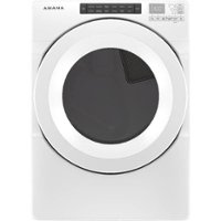 Amana - 7.4 Cu. Ft. Stackable Gas Dryer with Sensor Drying - White - Front_Zoom