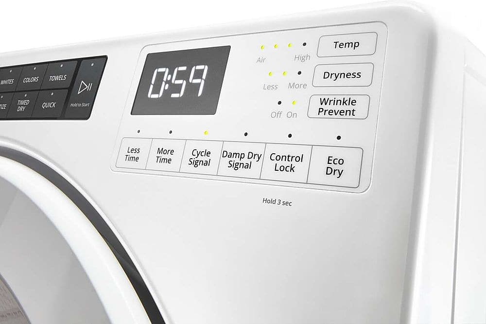 Alt View 14. Amana - 7.4 Cu. Ft. Stackable Gas Dryer with Sensor Drying - White.