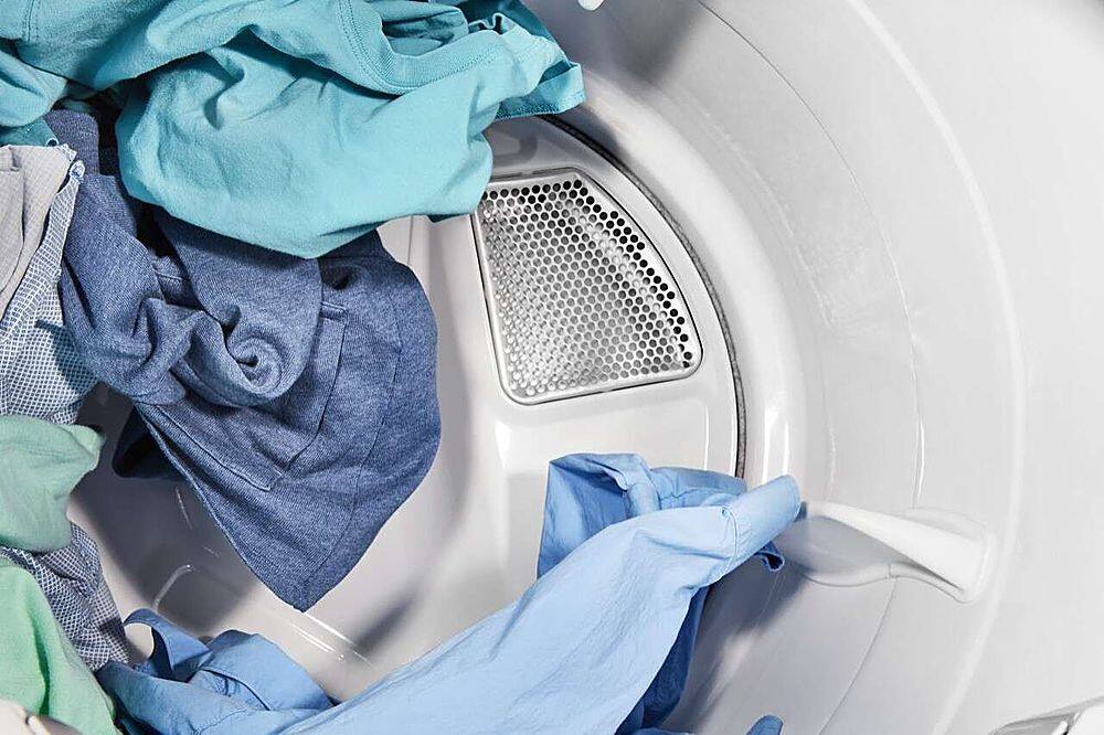 Alt View 17. Amana - 7.4 Cu. Ft. Stackable Gas Dryer with Sensor Drying - White.