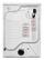 Alt View 22. Amana - 7.4 Cu. Ft. Stackable Gas Dryer with Sensor Drying - White.