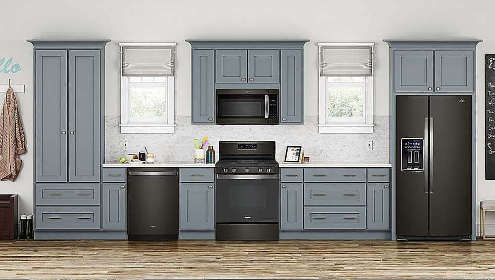 Alt View 17. Whirlpool - 5.0 Cu. Ft. Freestanding Gas Range with Self-Cleaning and SpeedHeat Burner - Fingerprint Resistant Black Stainless Steel.