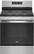 Front. Whirlpool - 5.0 Cu. Ft. Freestanding Gas Range with Self-Cleaning and SpeedHeat Burner - Stainless steel.