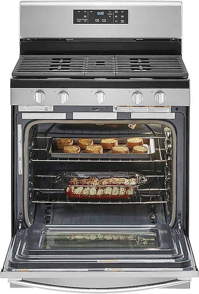 Whirlpool 5.0 Cu. Ft. Freestanding Gas Range with Self-Cleaning and ...