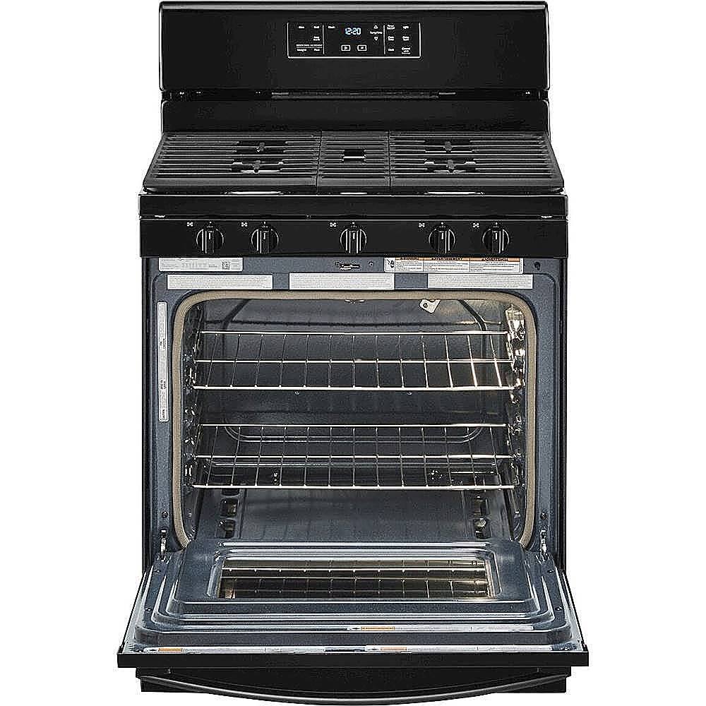 Alt View 14. Whirlpool - 5.0 Cu. Ft. Freestanding Gas Range with Self-Cleaning and SpeedHeat Burner - Black.
