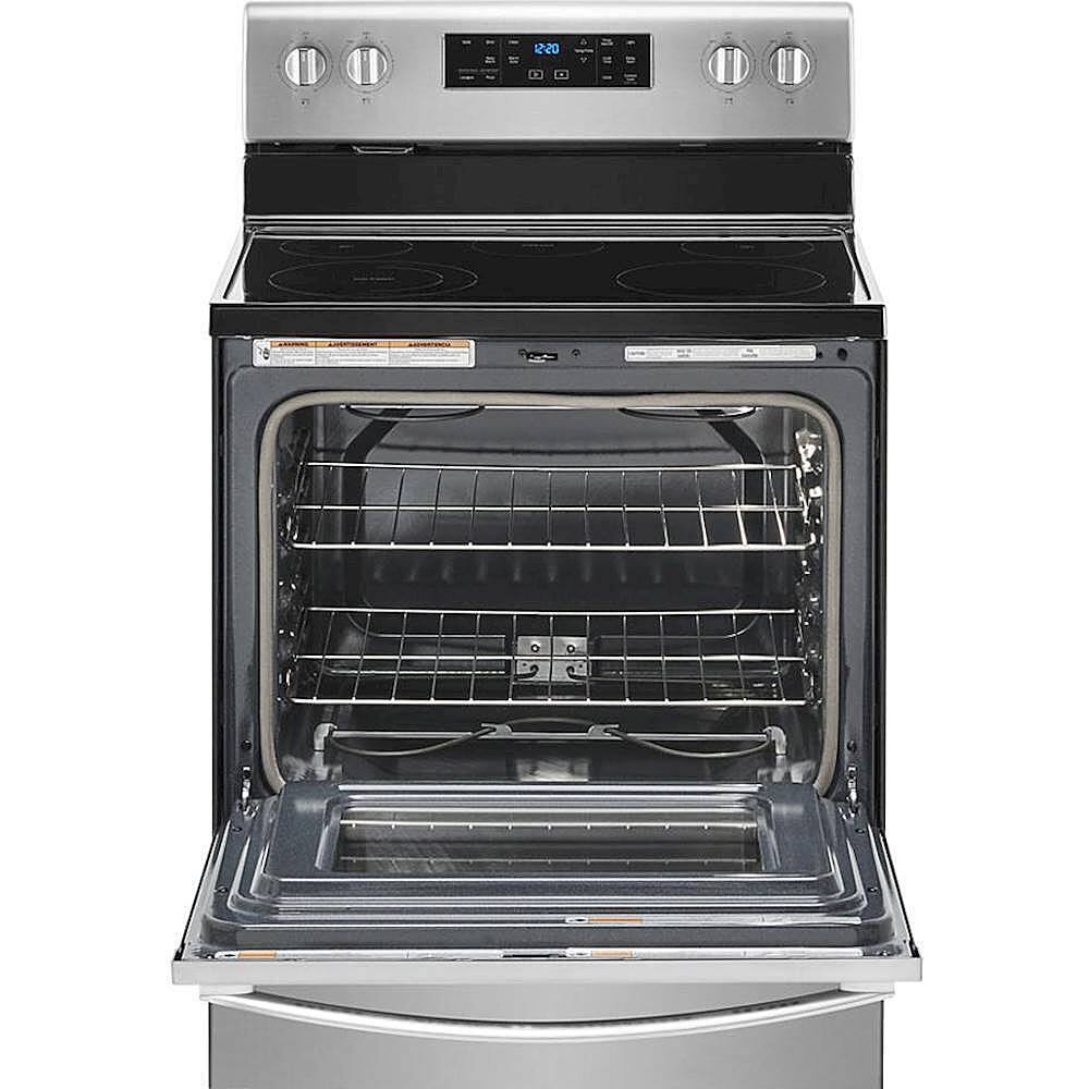 Alt View 13. Whirlpool - 5.3 Cu. Ft. Freestanding Electric Range with Self-Cleaning and Frozen Bake - Fingerprint Resistant Stainless Steel.