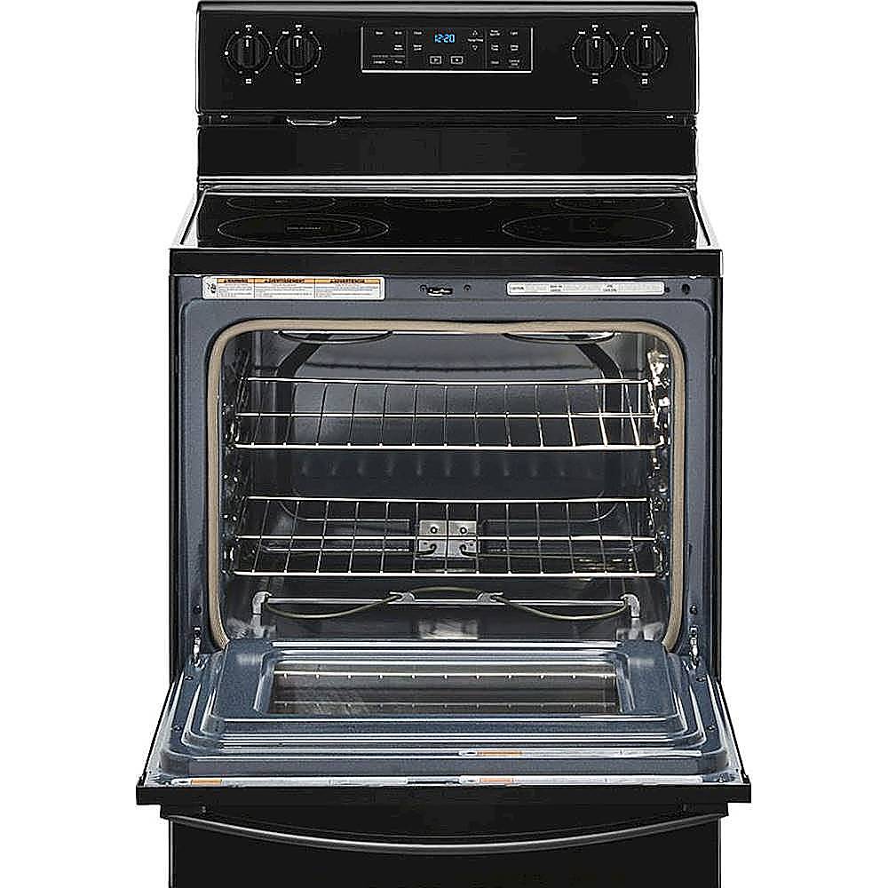 Alt View 14. Whirlpool - 5.3 Cu. Ft. Freestanding Electric Range with Self-Cleaning and Frozen Bake - Black.