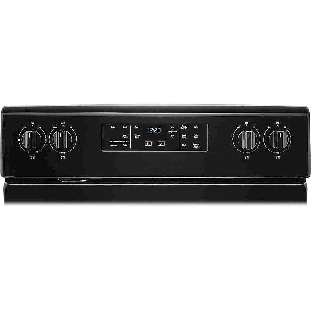 Alt View 1. Whirlpool - 5.3 Cu. Ft. Freestanding Electric Range with Self-Cleaning and Frozen Bake - Black.