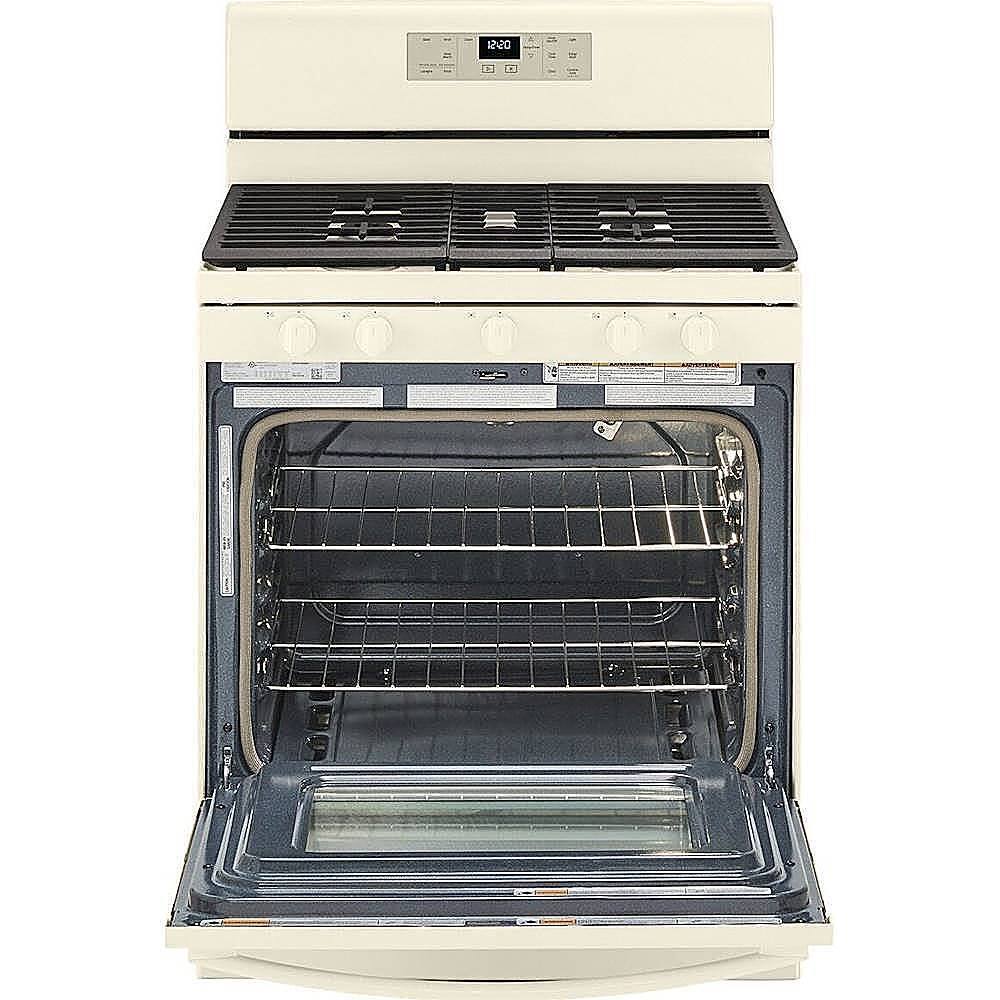 Alt View 13. Whirlpool - 5.0 Cu. Ft. Freestanding Gas Range with Self-Cleaning and SpeedHeat Burner - Biscuit.