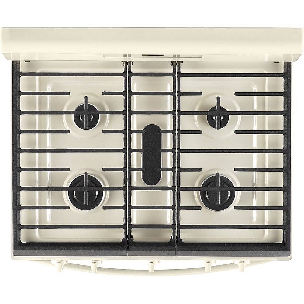 Alt View 15. Whirlpool - 5.0 Cu. Ft. Freestanding Gas Range with Self-Cleaning and SpeedHeat Burner - Biscuit.