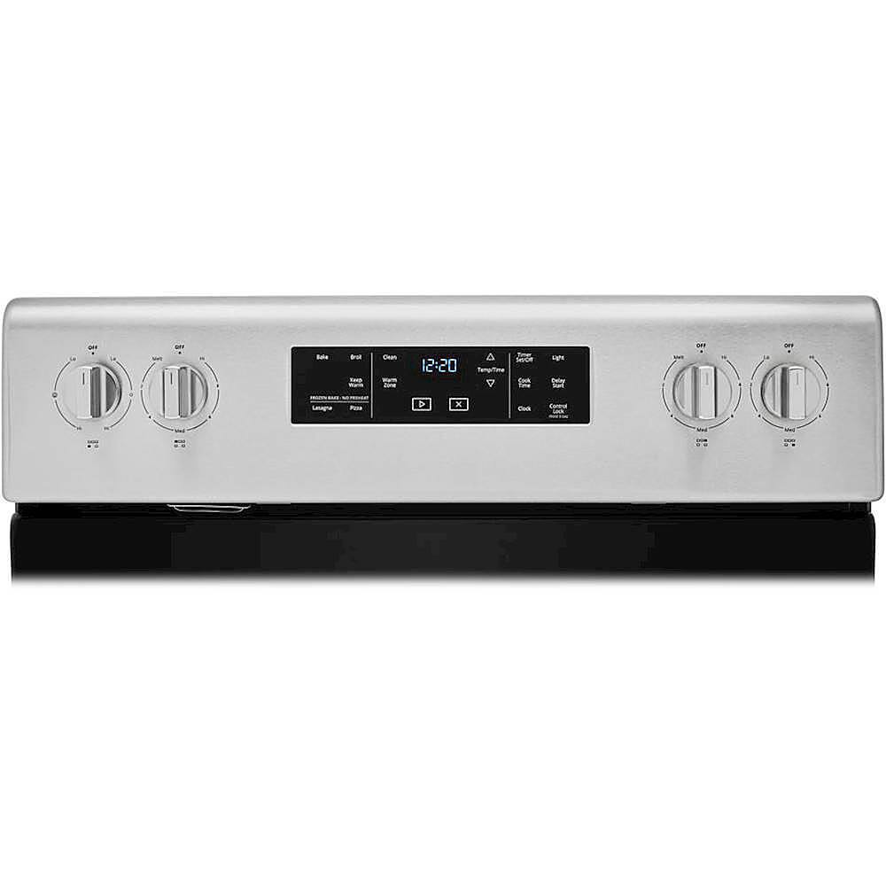 Alt View 1. Whirlpool - 5.3 Cu. Ft. Freestanding Electric Range with Self-Cleaning and Frozen Bake - Stainless steel.