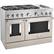 Angle. KitchenAid - 6.3 Cu. Ft. Freestanding Double Oven Dual Fuel True Convection Range with Self-Cleaning - Milkshake.