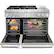 Alt View 12. KitchenAid - Commercial-Style 6.3 Cu. Ft. Freestanding Double Oven Dual-Fuel True Convection Range with Self-Cleaning - Milkshake.