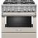 Front. KitchenAid - 5.1 Cu. Ft. Freestanding Dual Fuel True Convection Range with Self-Cleaning - Milkshake.