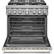Alt View 13. KitchenAid - 5.1 Cu. Ft. Freestanding Dual Fuel True Convection Range with Self-Cleaning - Milkshake.