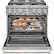 Alt View 14. KitchenAid - 5.1 Cu. Ft. Freestanding Dual Fuel True Convection Range with Self-Cleaning - Milkshake.