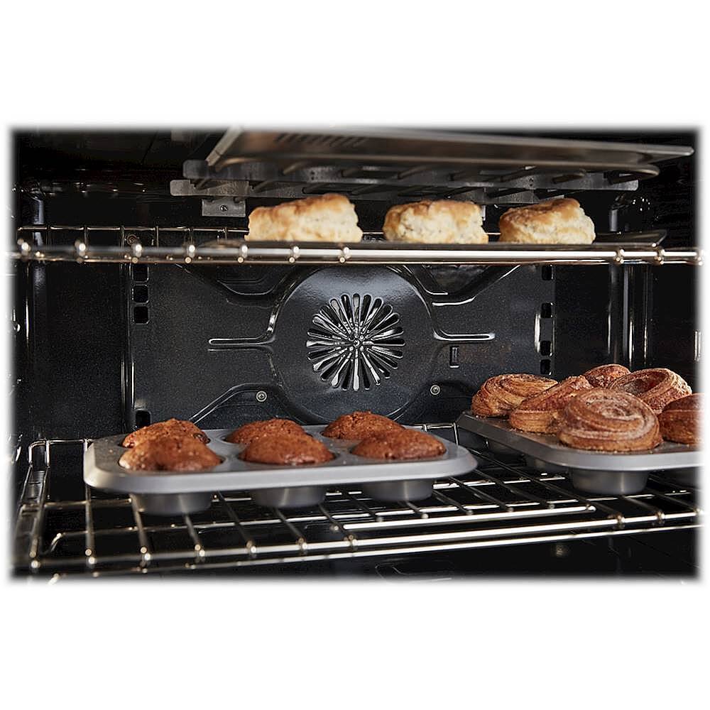 Alt View 16. KitchenAid - 5.1 Cu. Ft. Freestanding Dual Fuel True Convection Range with Self-Cleaning - Milkshake.