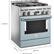 Alt View 15. KitchenAid - Commercial-Style 4.1 Cu. Ft. Slide-In Gas True Convection Range with Self-Cleaning - Misty Blue.