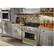 Alt View 14. KitchenAid - Commercial-Style 4.1 Cu. Ft. Slide-In Gas True Convection Range with Self-Cleaning - Avocado Cream.