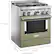 Alt View 18. KitchenAid - Commercial-Style 4.1 Cu. Ft. Slide-In Gas True Convection Range with Self-Cleaning - Avocado Cream.