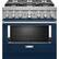Front. KitchenAid - 5.1 Cu. Ft. Freestanding Dual Fuel True Convection Range with Self-Cleaning - Ink Blue.