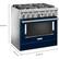 Alt View 12. KitchenAid - 5.1 Cu. Ft. Freestanding Dual Fuel True Convection Range with Self-Cleaning - Ink Blue.