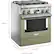 Alt View 12. KitchenAid - 4.1 Cu. Ft. Freestanding Dual Fuel True Convection Range with Self-Cleaning - Avocado Cream.