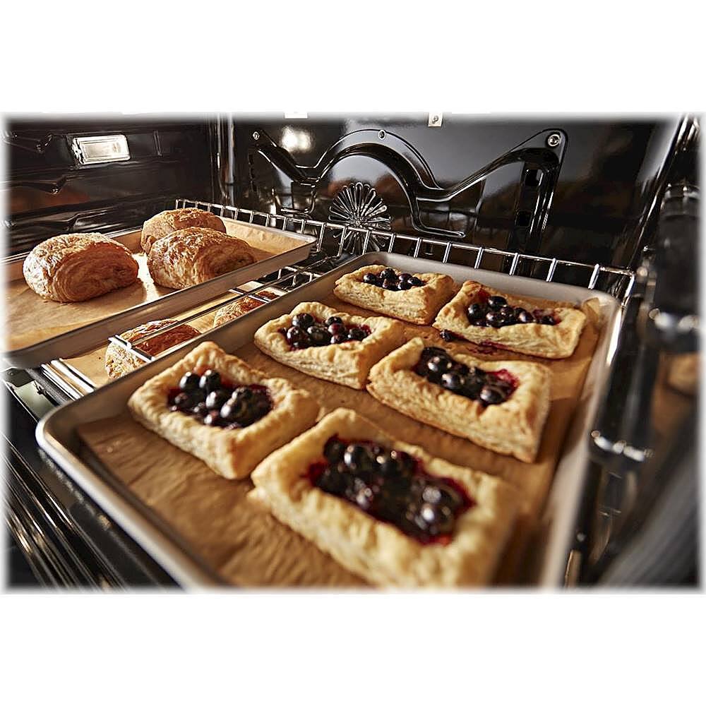 Alt View 11. KitchenAid - 5.1 Cu. Ft. Freestanding Dual Fuel True Convection Range with Self-Cleaning - Stainless steel.