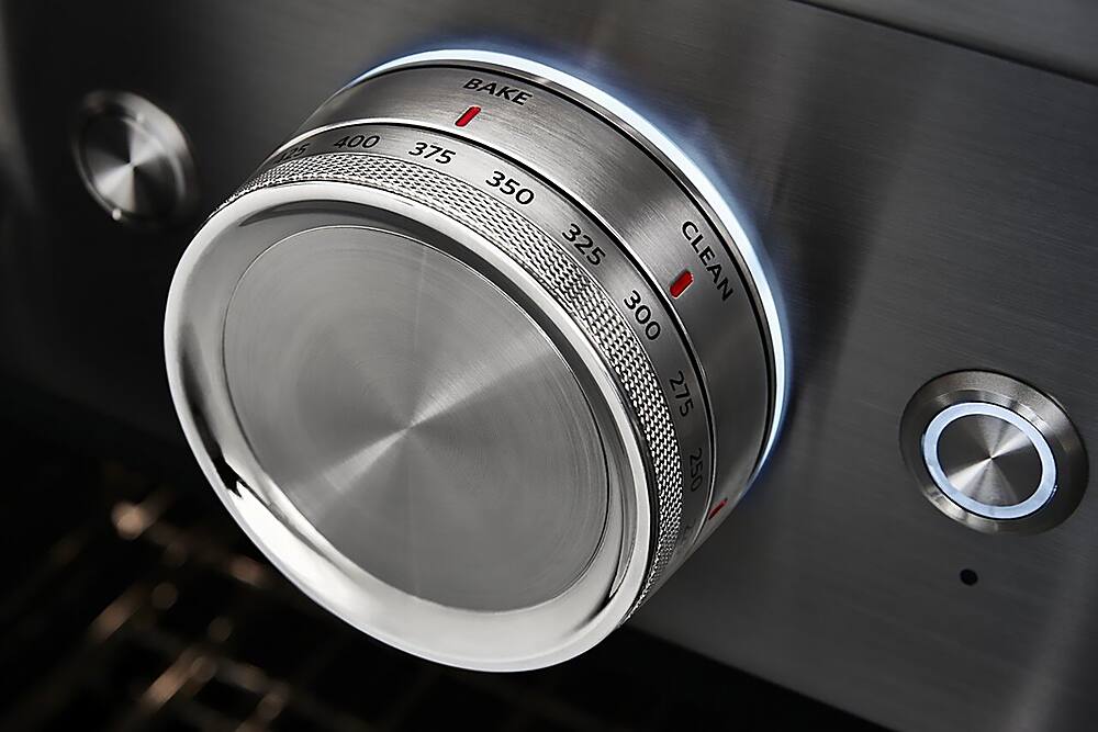 Alt View 17. KitchenAid - Commercial-Style 5.1 Cu. Ft. Slide-In Gas True Convection Range with Self-Cleaning - Stainless steel.