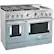 Angle. KitchenAid - 6.3 Cu. Ft. Freestanding Double Oven Gas True Convection Range with Self-Cleaning and Griddle - Misty Blue.