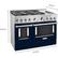 Alt View 13. KitchenAid - 6.3 Cu. Ft. Freestanding Double Oven Gas True Convection Range with Self-Cleaning and Griddle - Ink Blue.