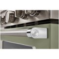 Alt View 11. KitchenAid - Commercial-Style 5.1 Cu. Ft. Slide-In Gas True Convection Range with Self-Cleaning - Avocado Cream.