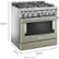 Alt View 12. KitchenAid - Commercial-Style 5.1 Cu. Ft. Slide-In Gas True Convection Range with Self-Cleaning - Avocado Cream.