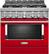 Front. KitchenAid - Commercial-Style 5.1 Cu. Ft. Slide-In Gas True Convection Range with Self-Cleaning - Passion Red.